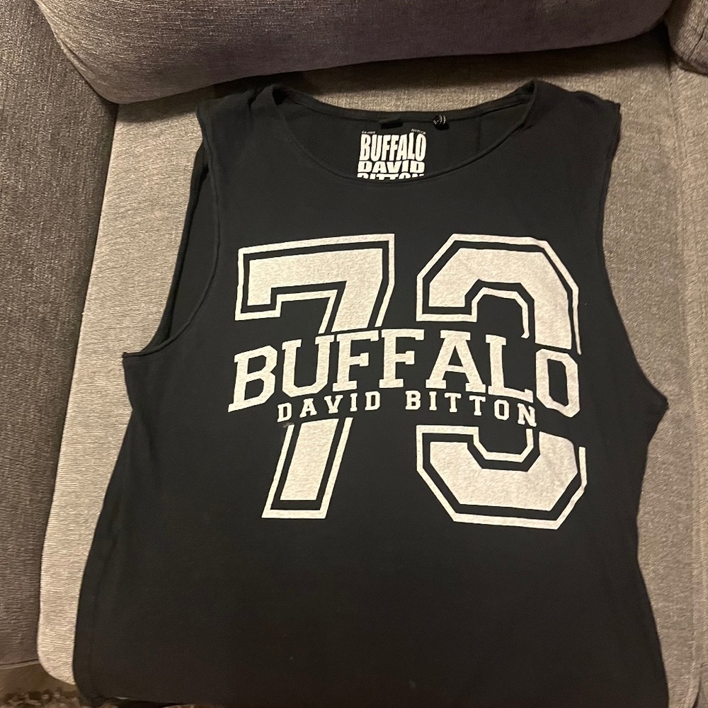 David Bitton Buffalo Desgner Men's Tank top. Large
